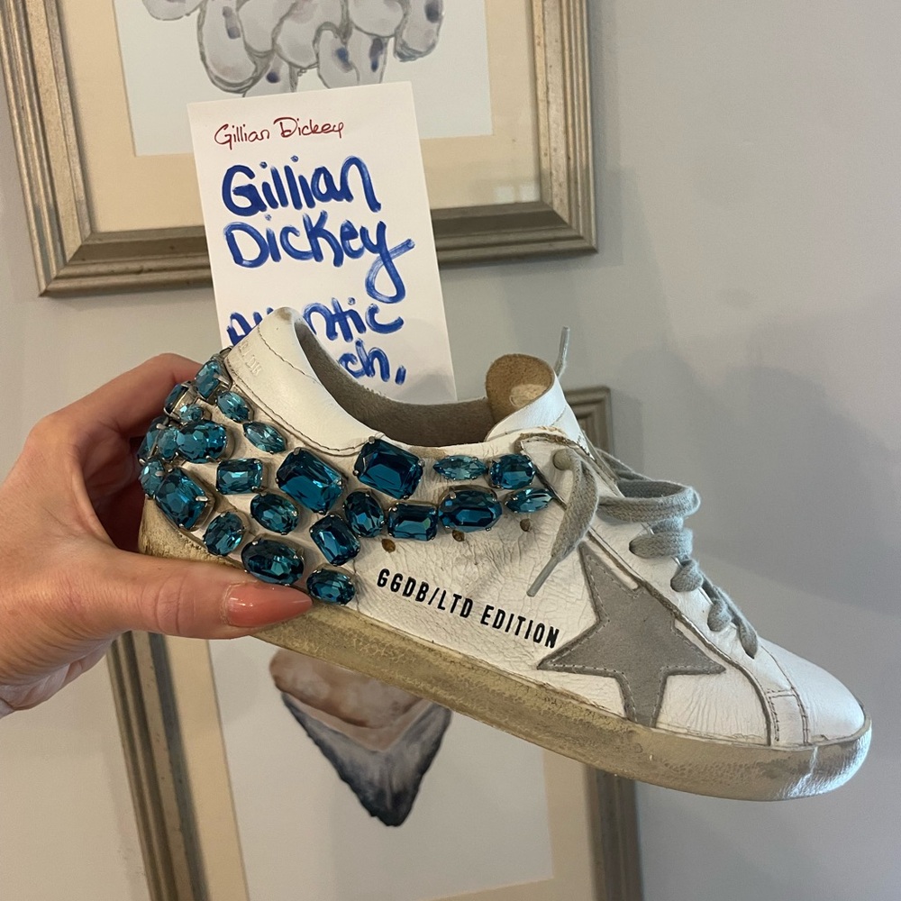 💎 Golden Goose Swarovski Crystal Limited Edition Superstars Size 37 💎